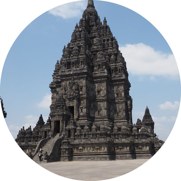 Prambanan near Yogyakarta. Java, Indonesia, Prambanan, Java • Indonesia